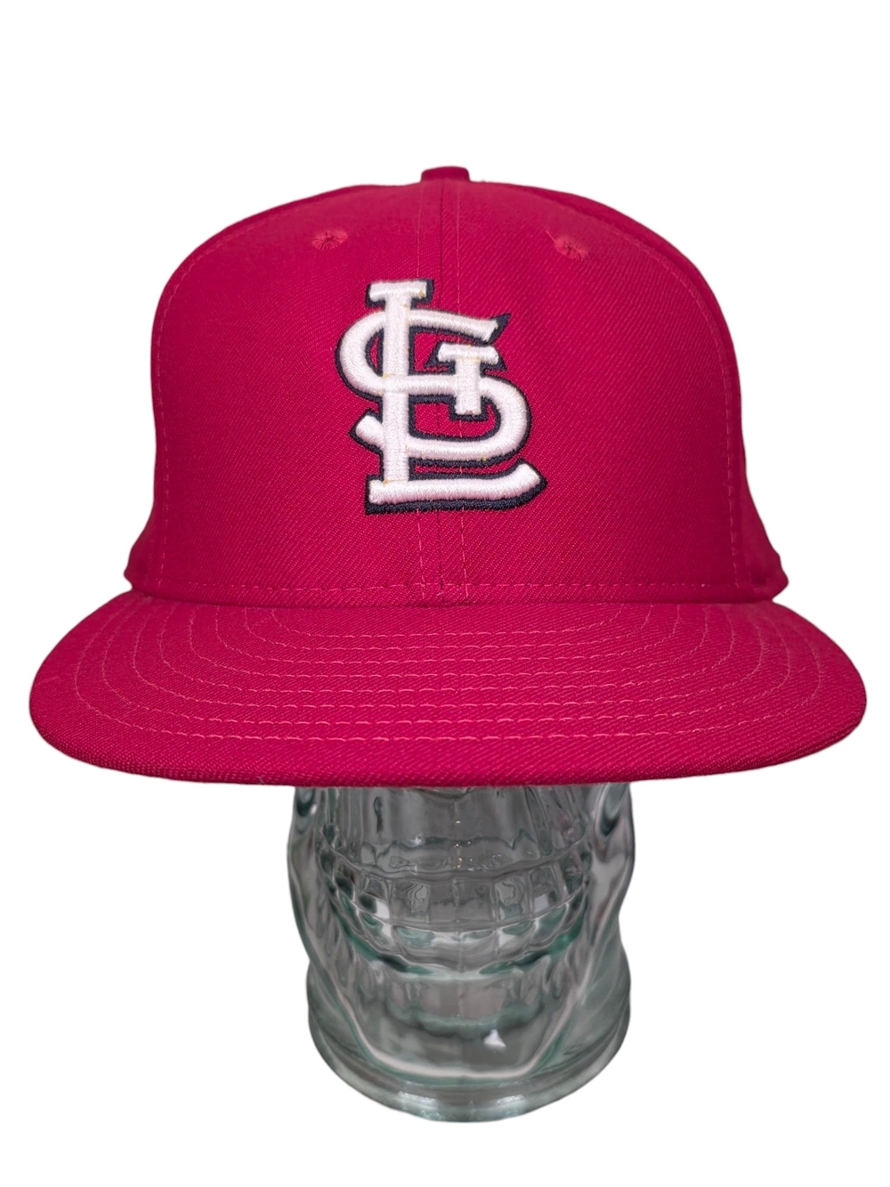 Vintage New Era St. Louis Cardinals Fitted Cap Hat Sz 8 5950 Diamond Collection